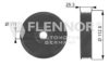 FLENNOR FU99246 Deflection/Guide Pulley, v-ribbed belt
